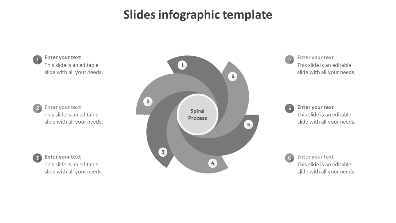 google slides infographic template-grey
